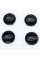Caps plugs for alloy wheels Ford Ford 60 mm Black
