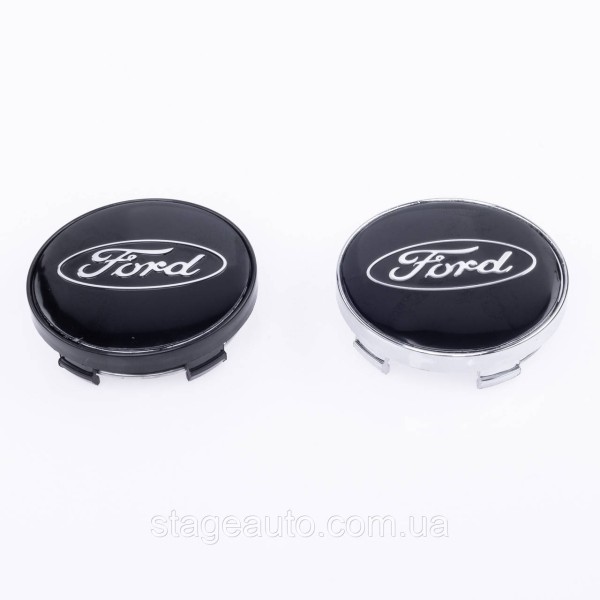 Caps plugs for alloy wheels Ford Ford 60 mm Black