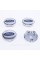 Caps plugs for alloy wheels Ford Ford 60 mm Chrome