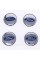 Caps plugs for alloy wheels Ford Ford 60 mm Chrome