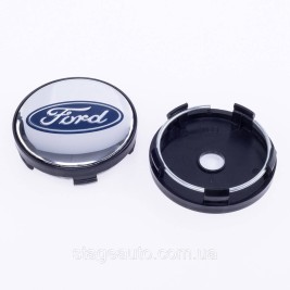 Ковпачки заглушки на литі диски Ford Форд 60 мм Хром