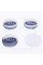 Stickers for caps plugs in Ford disks Ford 56 mm Chrome 4 pcs