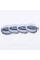 Stickers for caps plugs in Ford disks Ford 56 mm Chrome 4 pcs