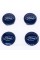 Caps plugs for alloy wheels Ford Ford 60 mm Blue