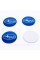 Stickers for caps plugs in disks Subaru Subaru 56 mm Blue 4 pcs