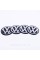 VW Volkswagen Wheel Caps Stickers 56mm Black 4 pcs