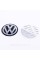 Sticker for wheel caps, steering wheel, engine cover VW Volkswagen Volkswagen 65 mm Black 1 pc