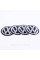 Sticker for wheel caps, steering wheel, engine cover VW Volkswagen Volkswagen 65 mm Black 1 pc