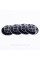 Stickers for caps plugs in BMW disks 65 mm Black 4 pcs Full black