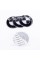 Stickers for caps plugs in BMW disks 65 mm Black white 4 pcs