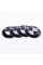 Stickers for caps plugs in BMW disks 65 mm Black white 4 pcs