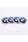 Stickers for caps plugs in BMW disks BMW 56 mm Anniversary 50 years of Motorsport 4 pcs