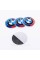 Stickers for caps plugs in BMW disks BMW 56 mm Anniversary 50 years of Motorsport 4 pcs