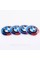 Stickers for caps plugs in BMW disks BMW 56 mm Anniversary 50 years of Motorsport 4 pcs