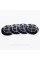 Stickers for caps plugs in BMW disks 56 mm Black 4 pcs Full black