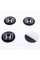 Stickers for caps plugs in Honda disks 56 mm Black 4 pcs