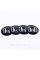 Stickers for caps plugs in Honda disks 56 mm Black 4 pcs