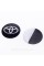 Stickers for caps plugs in Toyota disks 56 mm Black 4 pcs