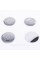 Stickers for caps plugs in disks Renault Renault 56 mm Gray 4 pcs