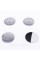 Stickers for caps plugs in Hyundai disks 56 mm Gray 4 pcs