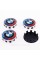 Caps plugs for alloy wheels Anniversary 50 years of BMW BMW Motorsport inscription around the circle Tricolor 56 mm