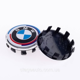 Cap plug for alloy wheels Anniversary 50 years of BMW BMW Motorsport Tricolor 56 mm