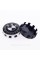 Caps plugs for alloy wheels Anniversary 50 years of BMW BMW Motorsport inscription around the circle Black and white 56 mm
