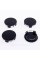 Caps plugs for alloy wheels TESLA Tesla 58 mm Black matt 6005879-00-A, TLB0011 set