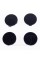 Caps plugs for alloy wheels TESLA Tesla 58 mm Black matt 6005879-00-A, TLB0011 set