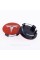 Caps plugs for alloy wheels TESLA Tesla 58 mm Red 6005879-00-A, TLB0011 set