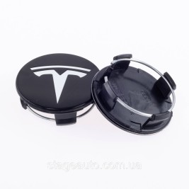 Ковпачок заглушка в литі диски TESLA Тесла 58 мм Чорно білі 6005879-00-A, TLB0011