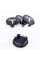 Cap plug for alloy wheels TESLA Tesla 58 mm Black white 6005879-00-A, TLB0011