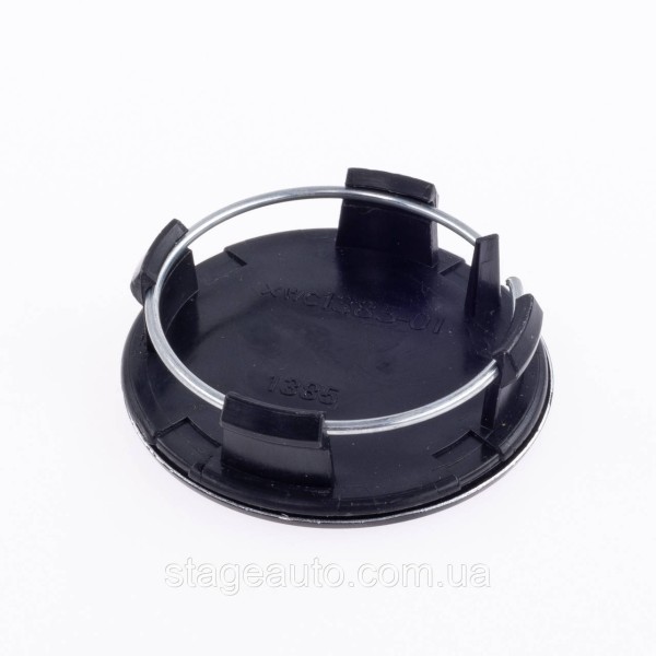 Cap plug for alloy wheels TESLA Tesla 58 mm Black white 6005879-00-A, TLB0011