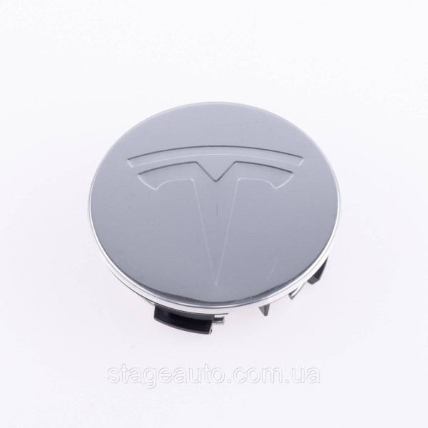 Cap plug for alloy wheels TESLA Tesla 58 mm Chrome 6005879-00-A, TLB0011