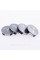 Caps plugs for alloy wheels TESLA Tesla 58 mm Silver 6005879-00-A, TLB0011 set