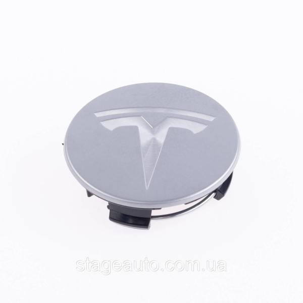 Caps plugs for alloy wheels TESLA Tesla 58 mm Silver 6005879-00-A, TLB0011 set