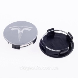 Ковпачок заглушка в литі диски TESLA Тесла 58 мм Сріблястий 6005879-00-A, TLB0011