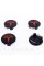 Caps plugs for alloy wheels TESLA Tesla 58 mm Black 6005879-00-A, TLB0011 set