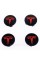 Caps plugs for alloy wheels TESLA Tesla 58 mm Black 6005879-00-A, TLB0011 set