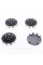 Caps plugs for alloy wheels Anniversary 50 years of BMW BMW Motorsport inscription around the circle Black 68 mm