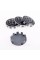 Caps plugs for alloy wheels Anniversary 50 years of BMW BMW Motorsport inscription around the circle Black 68 mm