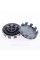 Caps plugs for alloy wheels Anniversary 50 years of BMW BMW Motorsport inscription around the circle Black 68 mm