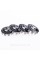 Caps plugs for alloy wheels Anniversary 50 years of BMW BMW Motorsport inscription around the circle Black and white 68 mm