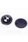 BMW emblem 82mm Anniversary 50 years Motorsport inscription in a circle Black and white