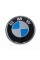 Емблема БМВ BMW 82 мм Біло-синя карбон E39 E53 E60 E46 E34 E90 E70 F30 F15 F10 G30 Значок капот багажник