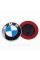 Эмблема БМВ BMW 82 мм Бело синяя значок в бампер бмв F20 F21 F22 F23 F30 F31 F32 F33 F34 F36 Значек