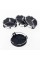 Caps plugs for alloy wheels Mercedes 75mm, Mercedes black matte A2204000125