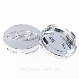 Caps plugs for alloy wheels HYUNDAI Hyundai 60 mm Silver, chrome 52960-3K250