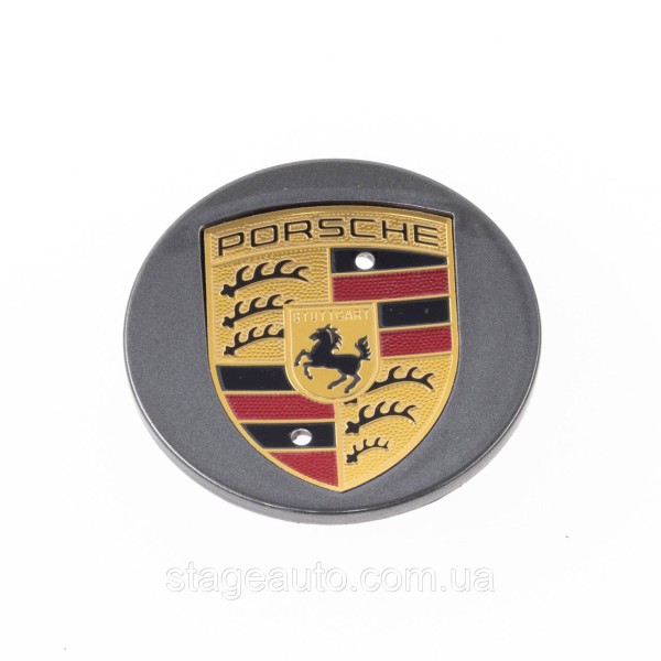 Ковпачки заглушки в литі диски PORSCHE Порше 65 мм Сірі