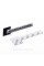 Emblem nameplate on wings, inscription badge on the wing Audi Audi Supercharged Supercharged Black + chrome pair 2 pcs